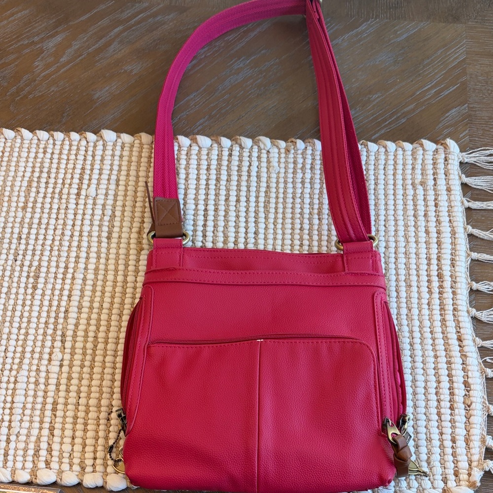 Elegant concealed carry Pink purse Shoulder Bag - Picture 3 of 8